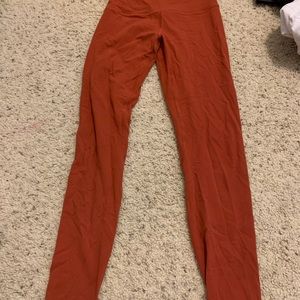 Dark Terracotta Lululemon Align Leggings